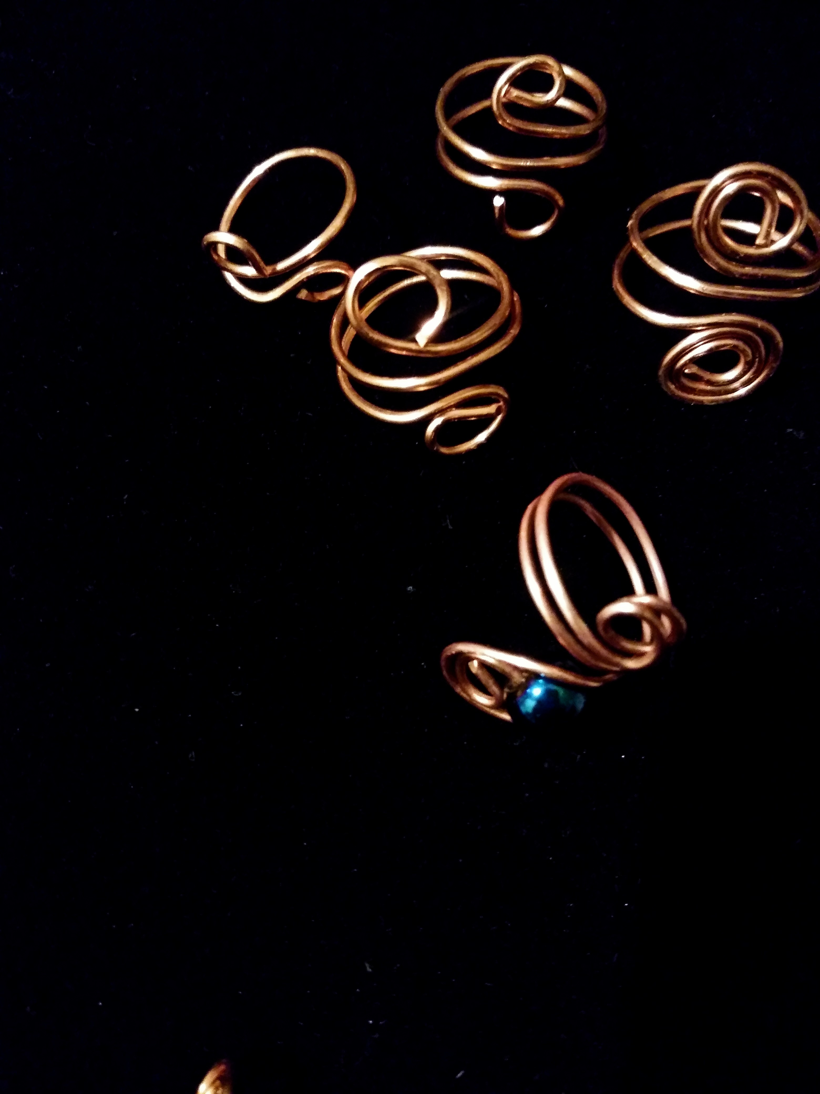 Assorted Copper Rings